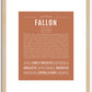 Fallon | Name Art Print