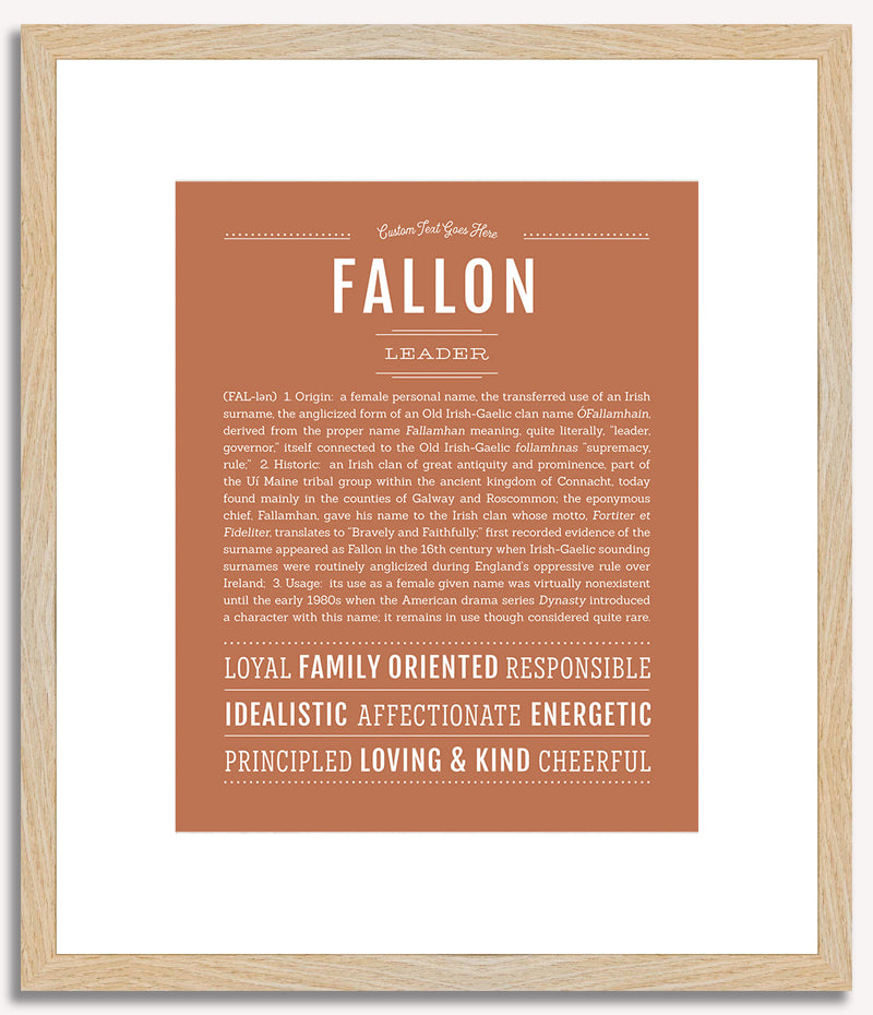 Fallon | Name Art Print