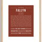 Fallyn | Name Art Print