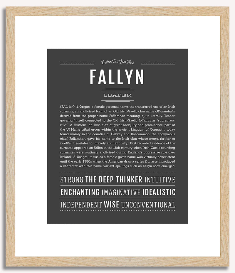 Fallyn | Name Art Print