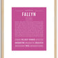 Fallyn | Name Art Print