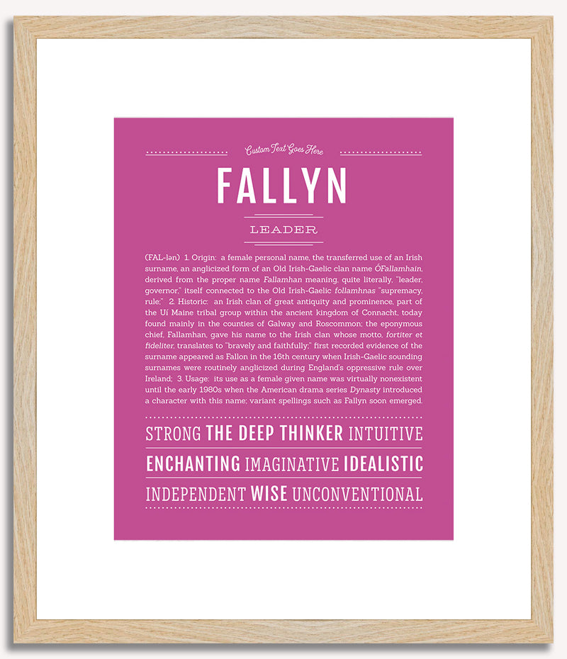 Fallyn | Name Art Print