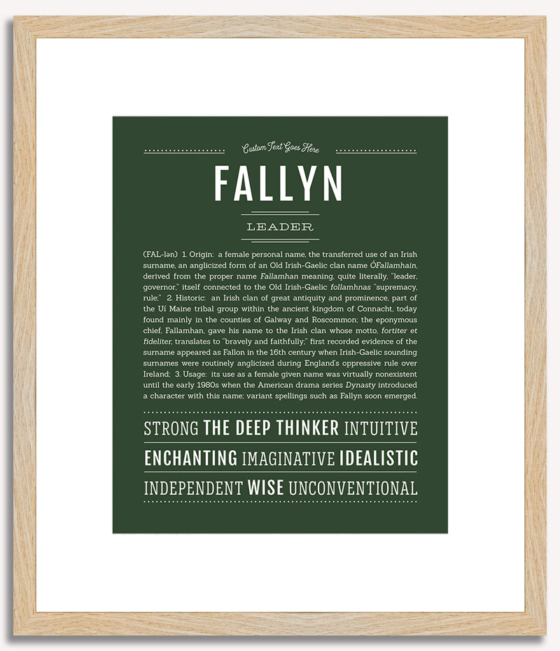 Fallyn | Name Art Print