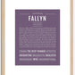 Fallyn | Name Art Print