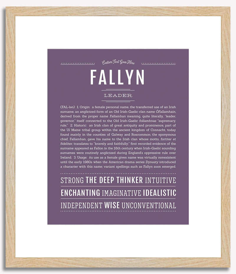 Fallyn | Name Art Print