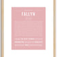 Fallyn | Name Art Print