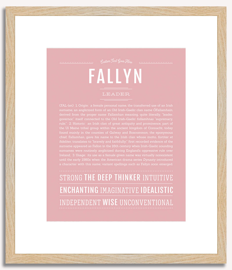 Fallyn | Name Art Print