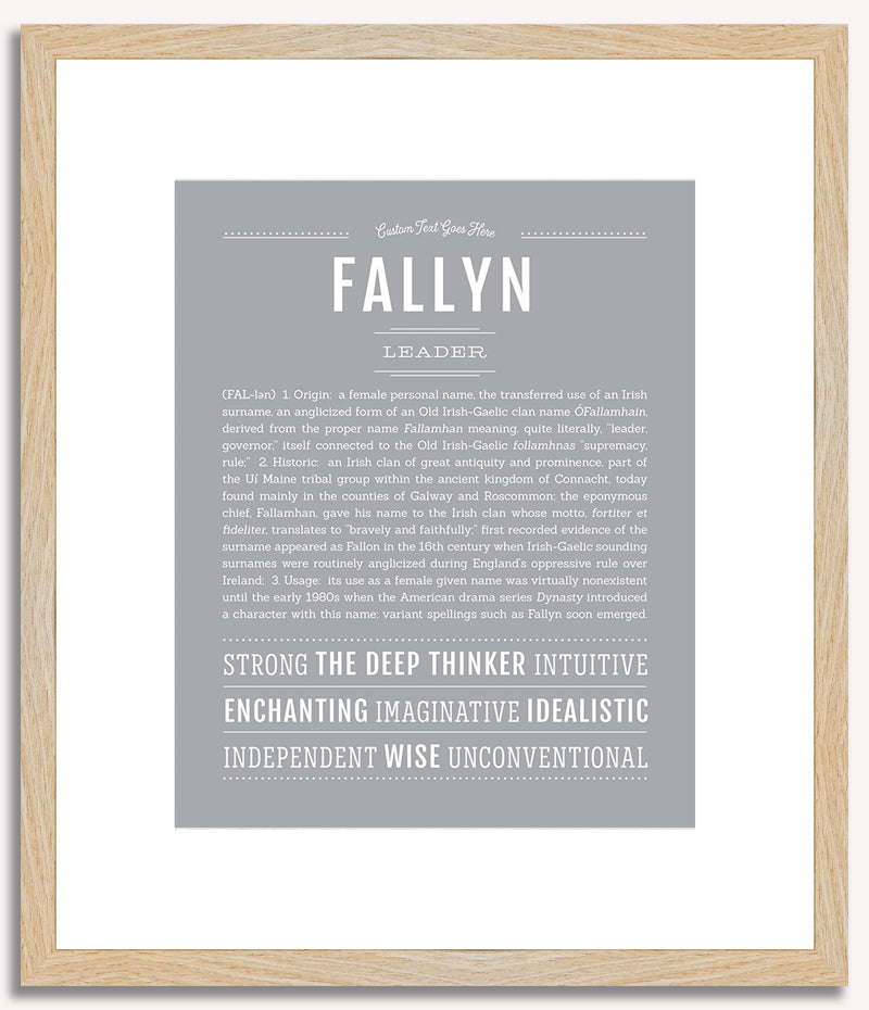 Fallyn | Name Art Print