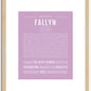 Fallyn | Name Art Print