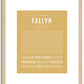 Fallyn | Name Art Print