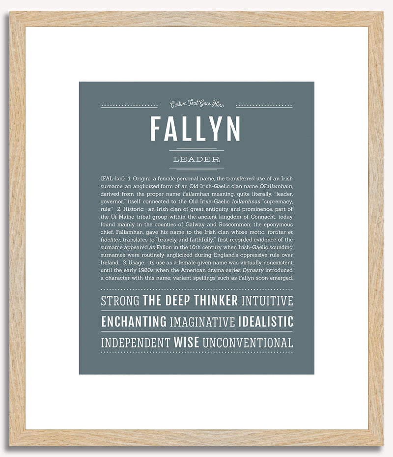 Fallyn | Name Art Print