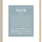 Fallyn | Name Art Print