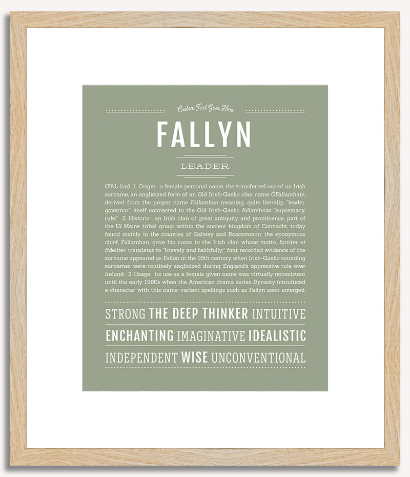 Fallyn | Name Art Print