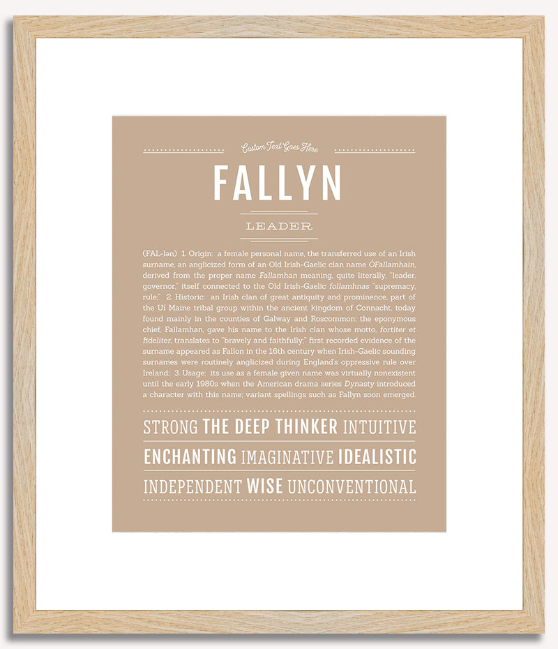 Fallyn | Name Art Print