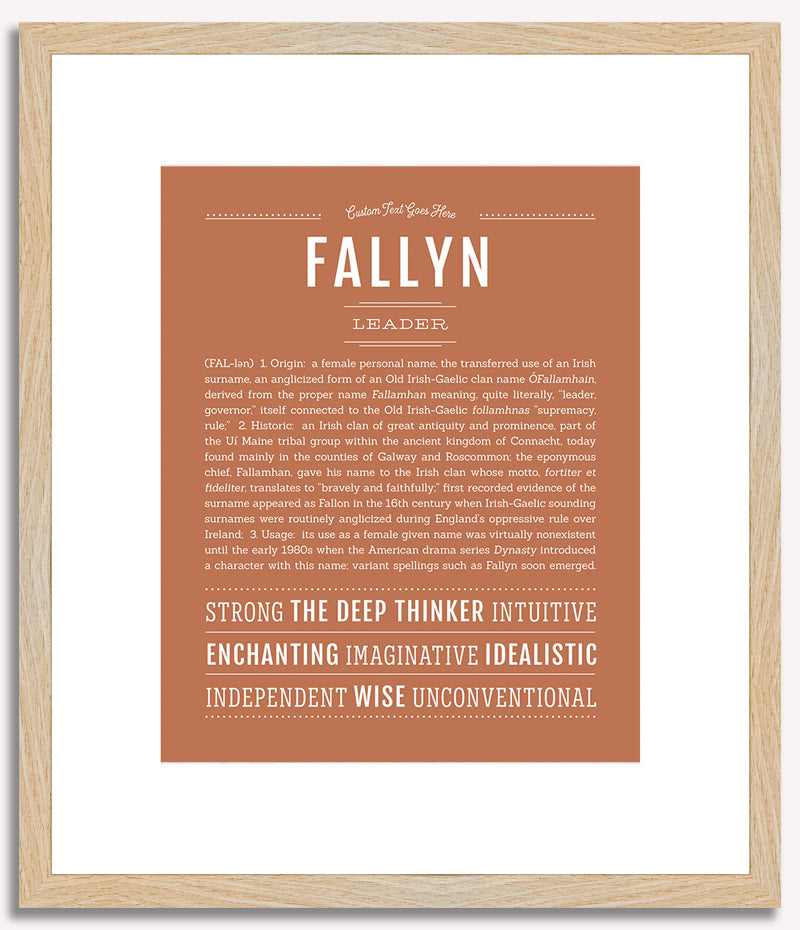 Fallyn | Name Art Print