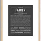 Father | Name Art Print