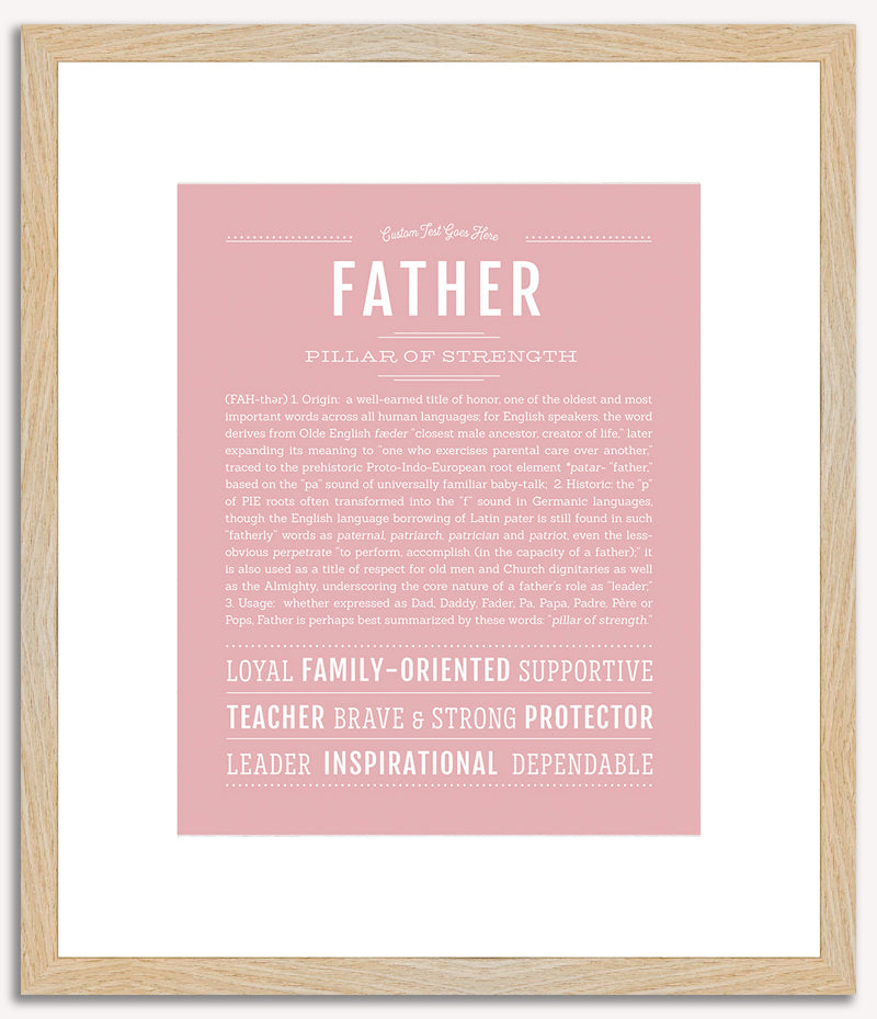 Father | Name Art Print