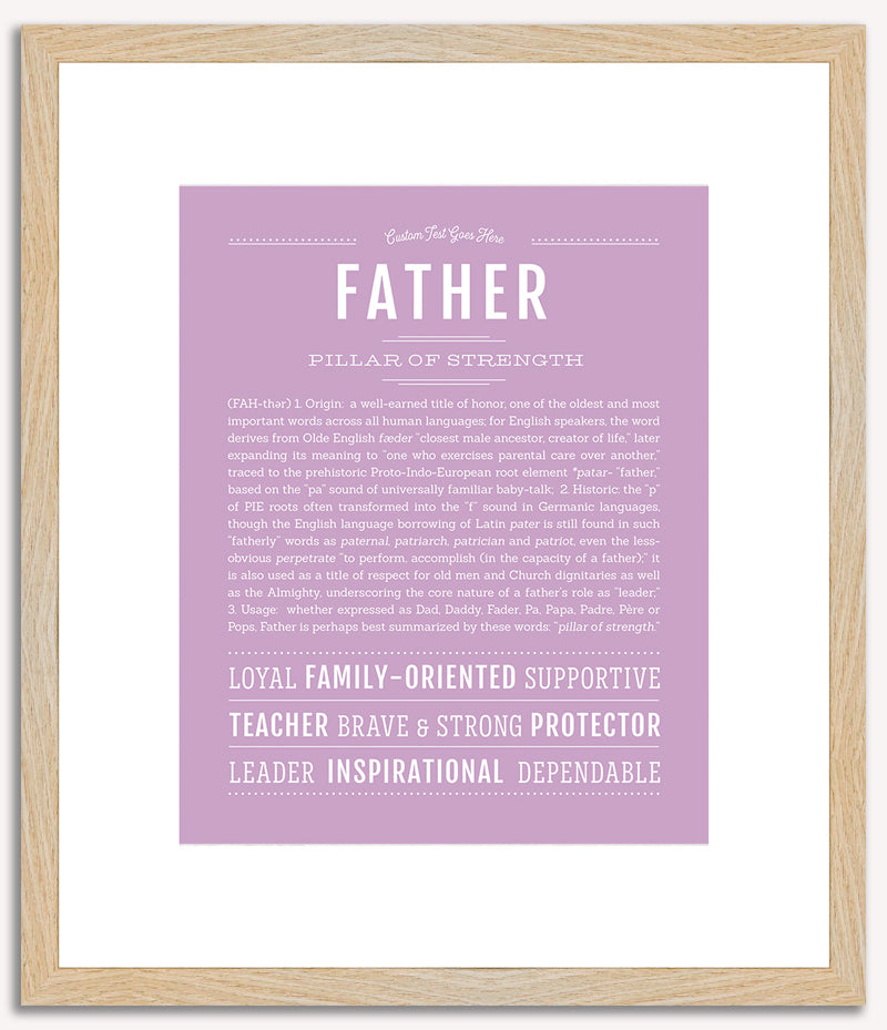 Father | Name Art Print