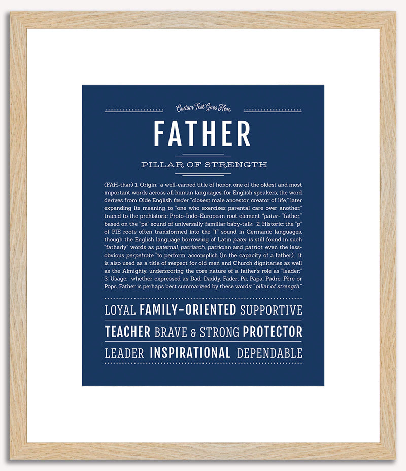 Father | Name Art Print