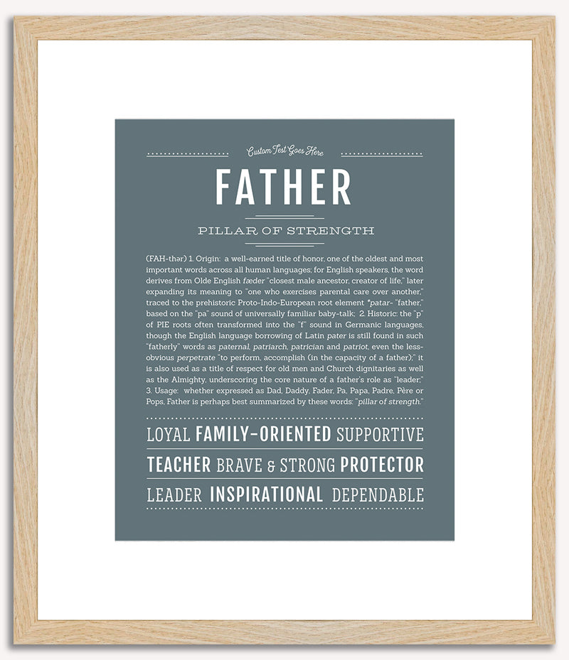 Father | Name Art Print