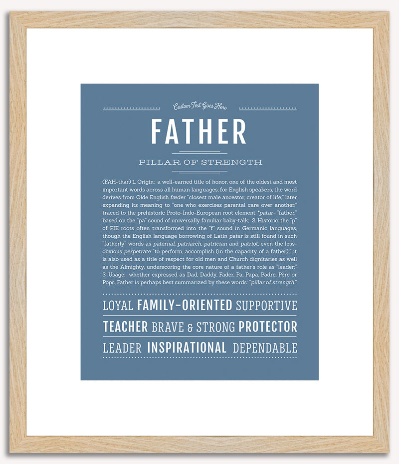 Father | Name Art Print