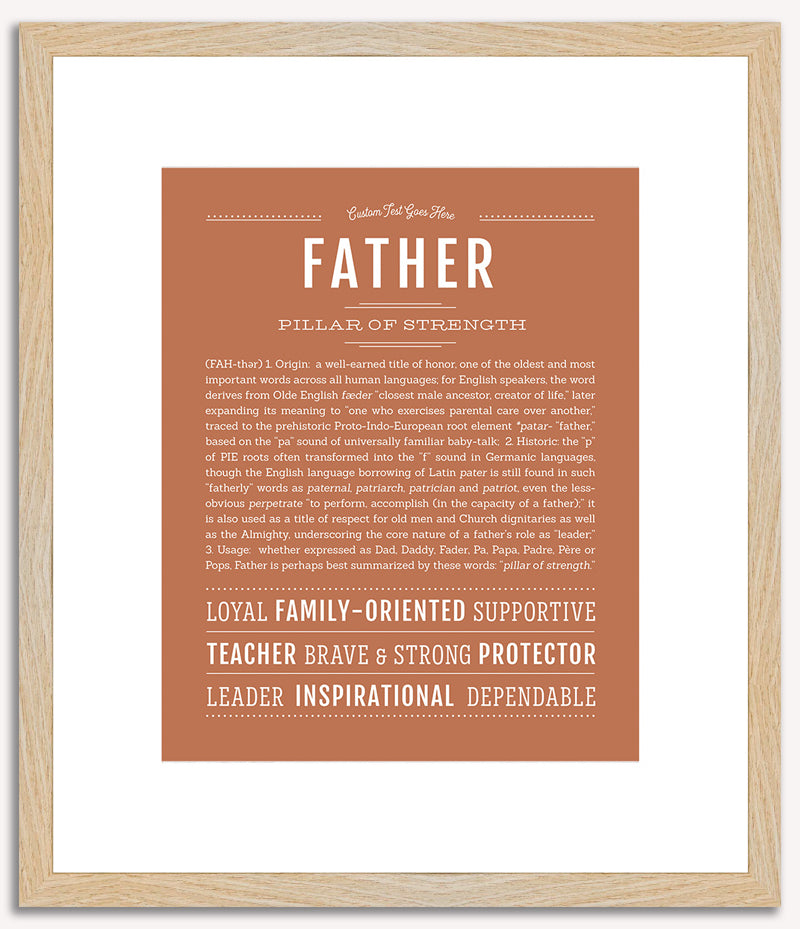 Father | Name Art Print