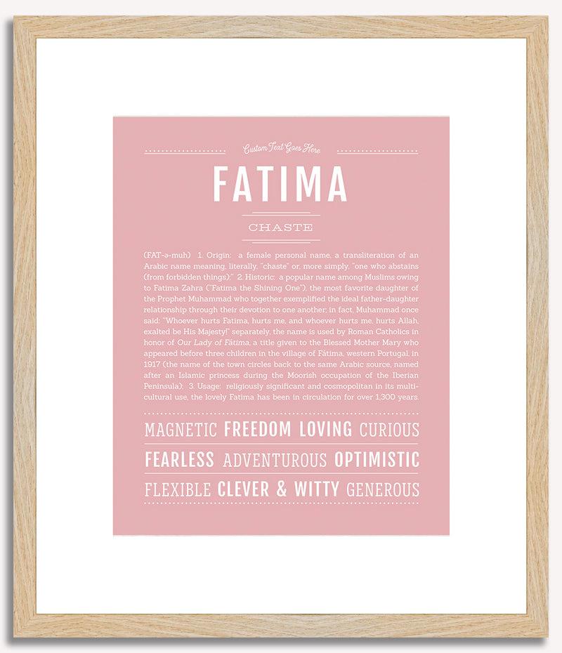 Fatima | Name Art Print