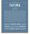 Fatima | Name Art Print – Name Stories