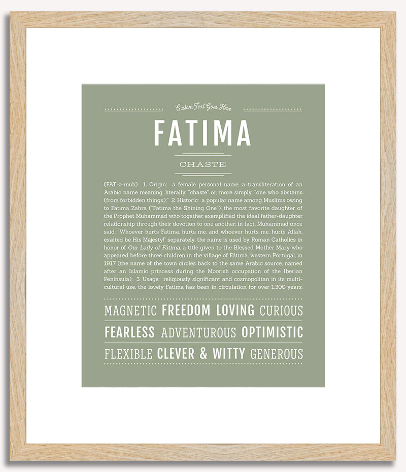 Fatima | Name Art Print