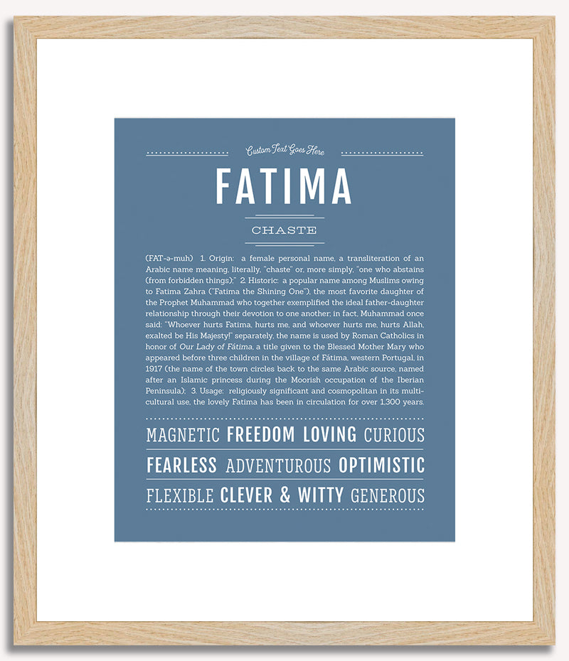 Fatima | Name Art Print