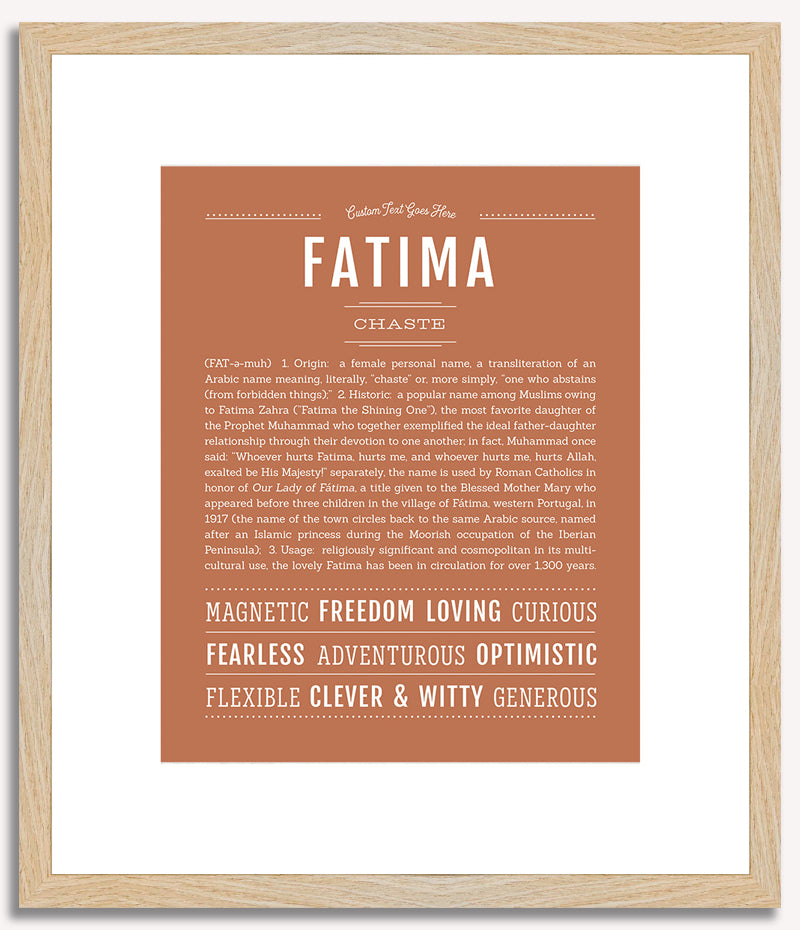 Fatima | Name Art Print