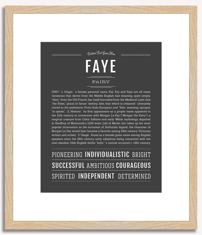 Faye | Name Art Print