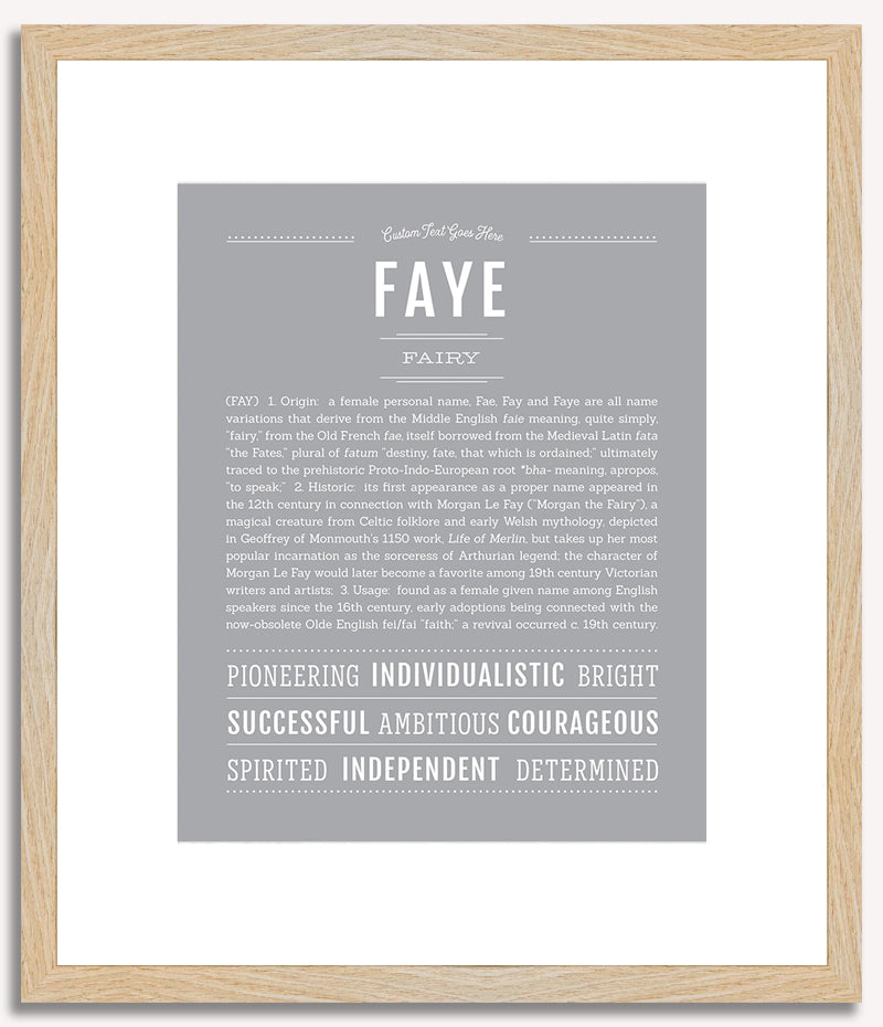 Faye | Name Art Print