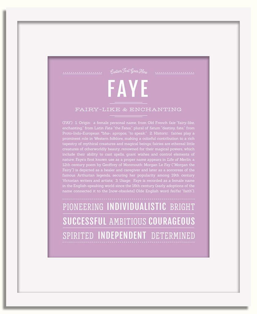 Frame Options | Lilac | White Frame, Matted