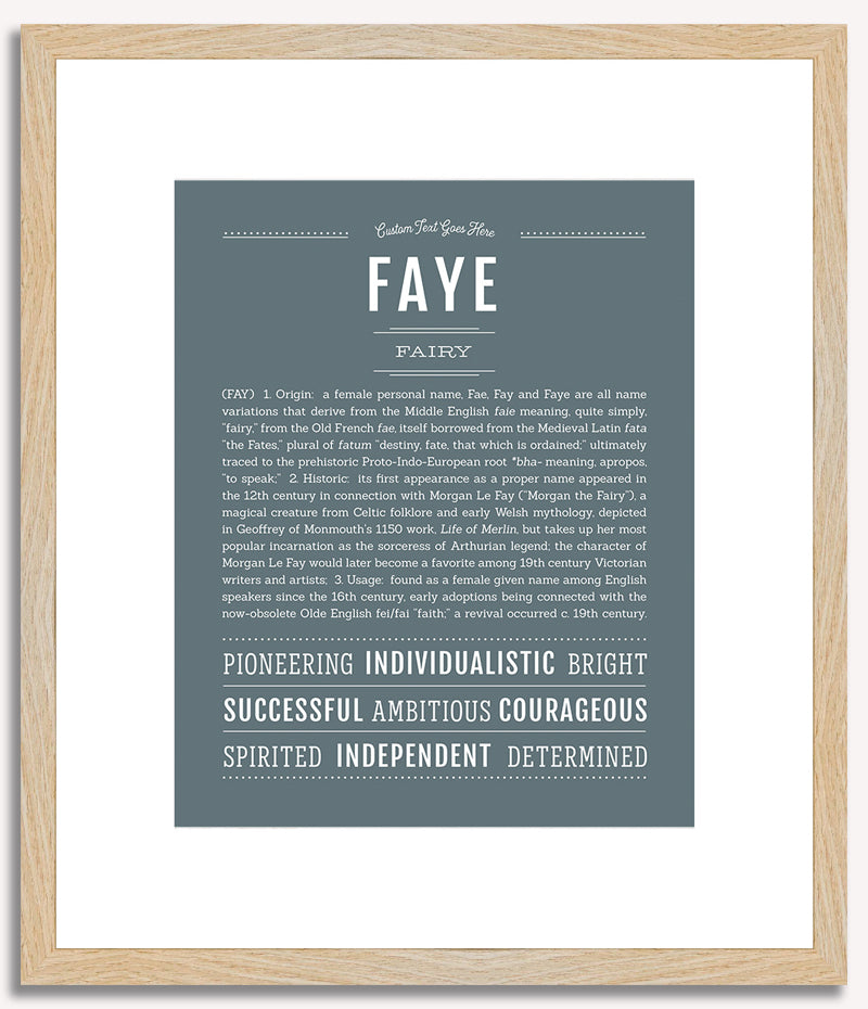 Faye | Name Art Print