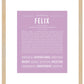 Frame Options | Lilac | Maple Frame, Matted