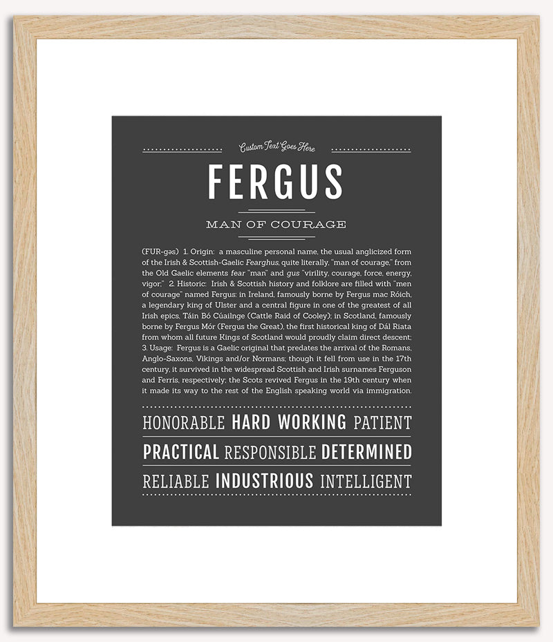 Fergus | Name Art Print