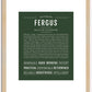 Fergus | Name Art Print