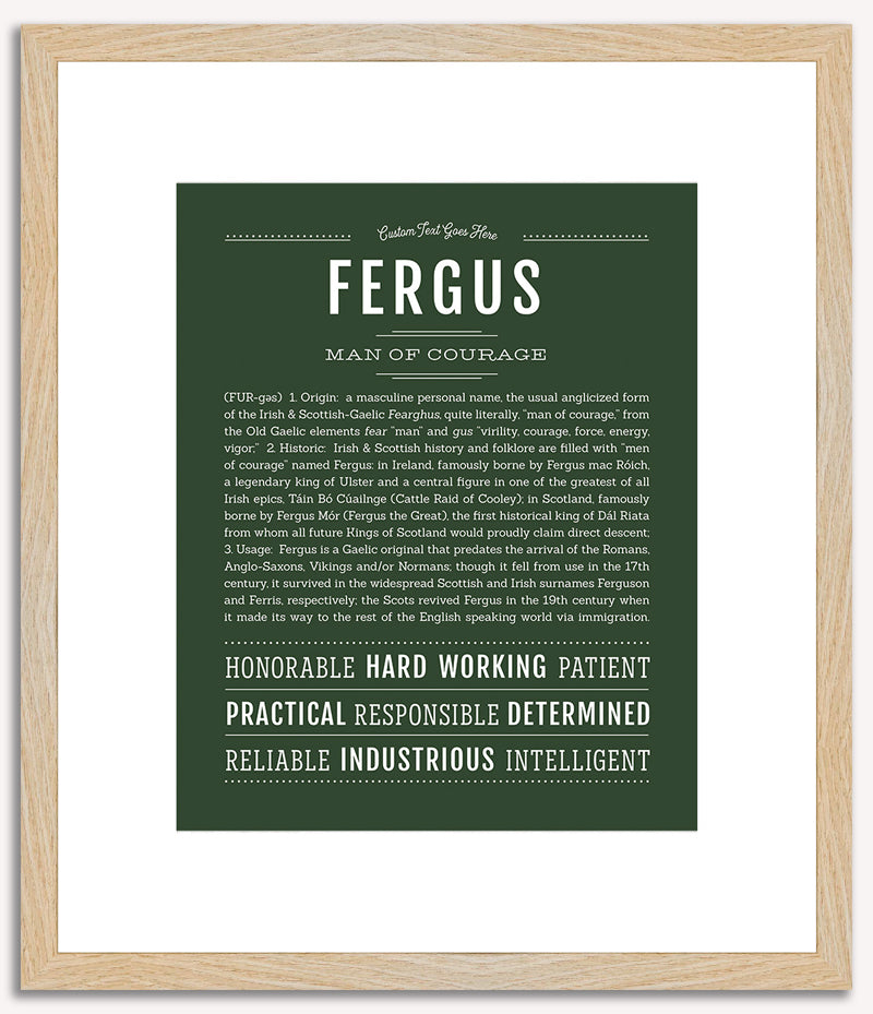 Fergus | Name Art Print