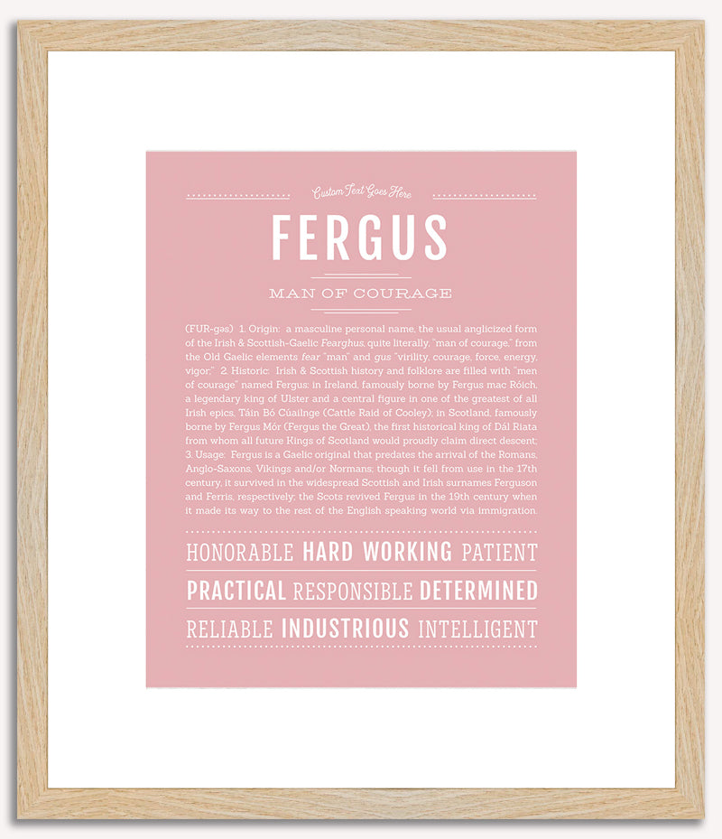 Fergus | Name Art Print