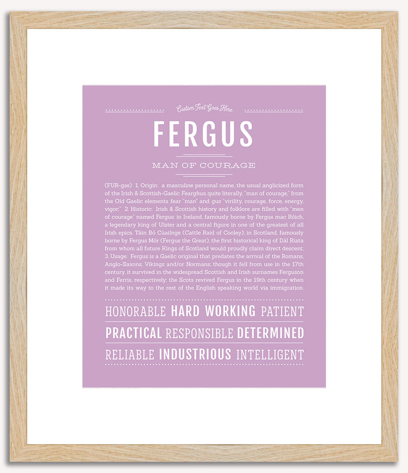 Fergus | Name Art Print