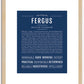 Fergus | Name Art Print