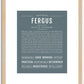 Fergus | Name Art Print