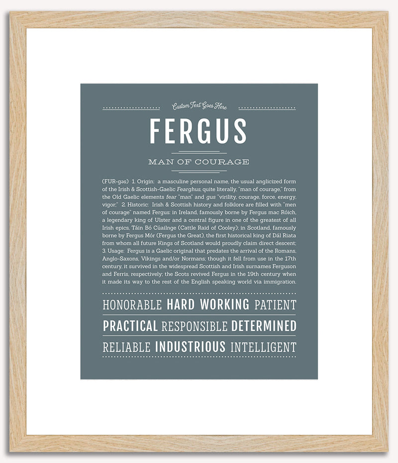 Fergus | Name Art Print