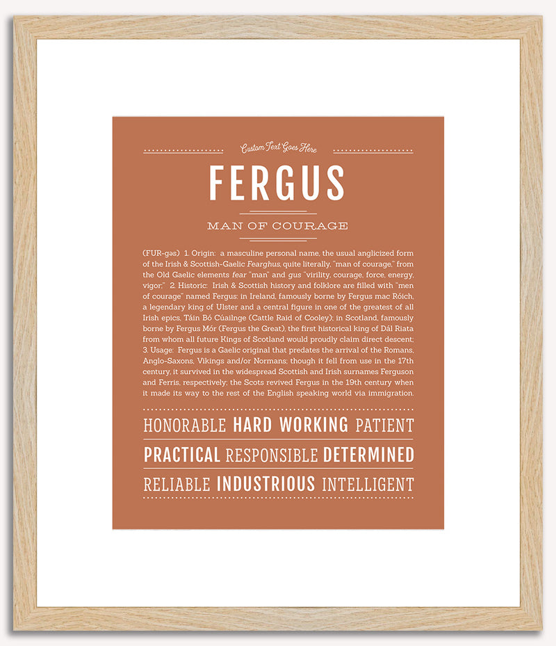 Fergus | Name Art Print