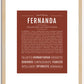 Fernanda | Name Art Print