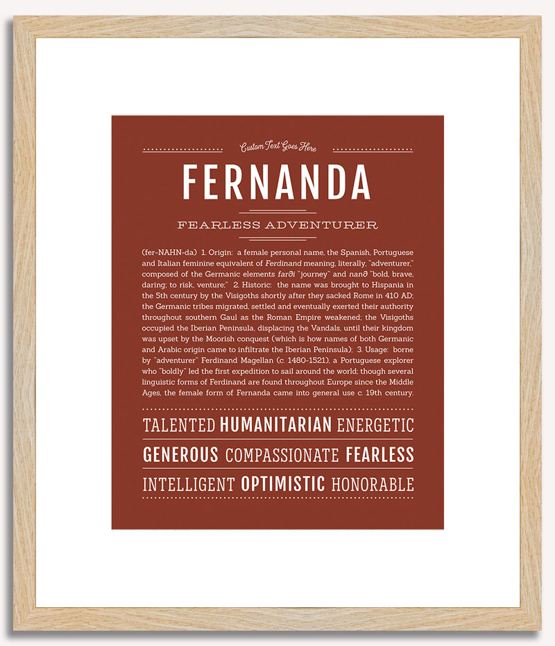 Fernanda | Name Art Print