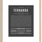 Fernanda | Name Art Print