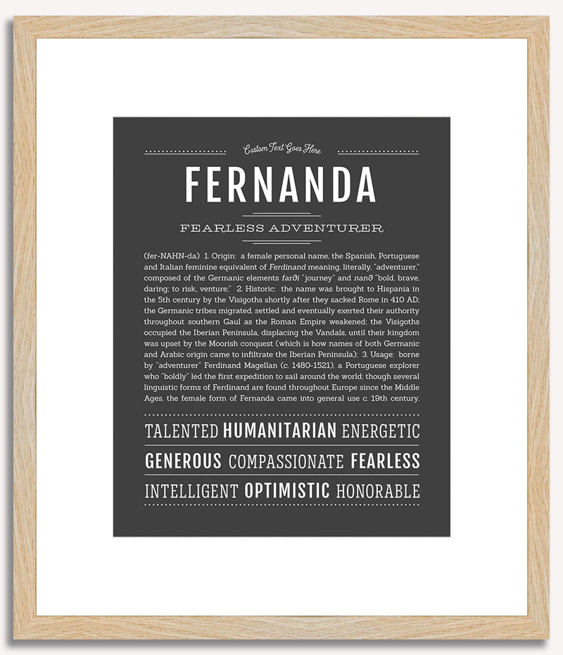 Fernanda | Name Art Print