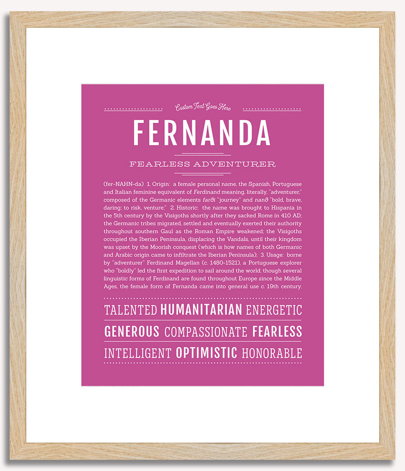 Fernanda | Name Art Print